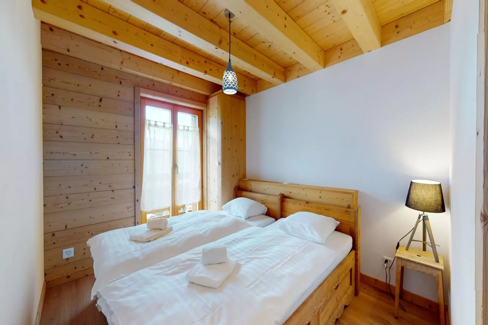 Des Alpes 002 - ON THE SLOPES apartment 6 pers-Slaapkamer