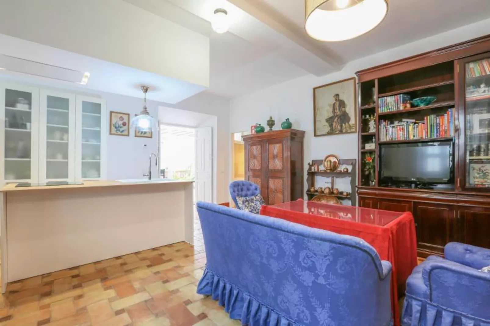 Posada De La Casa Del Pintor Hab. Huelva-Woonkamer