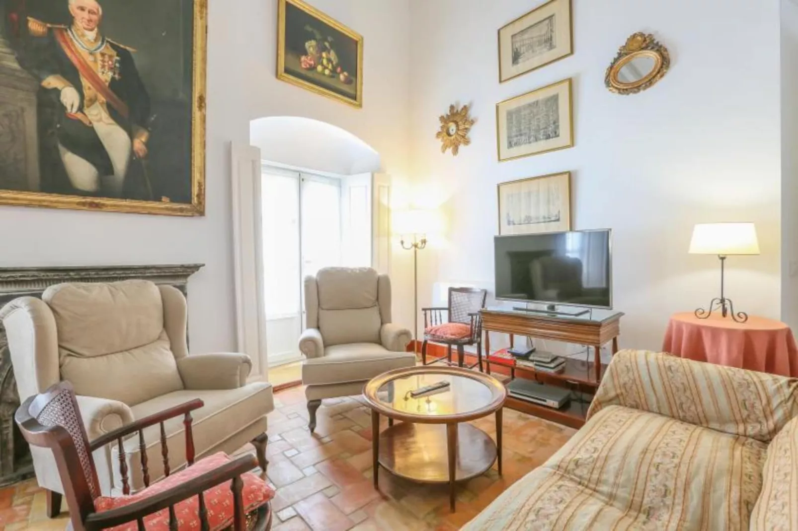 Posada De La Casa Del Pintor Hab. Huelva-Woonkamer