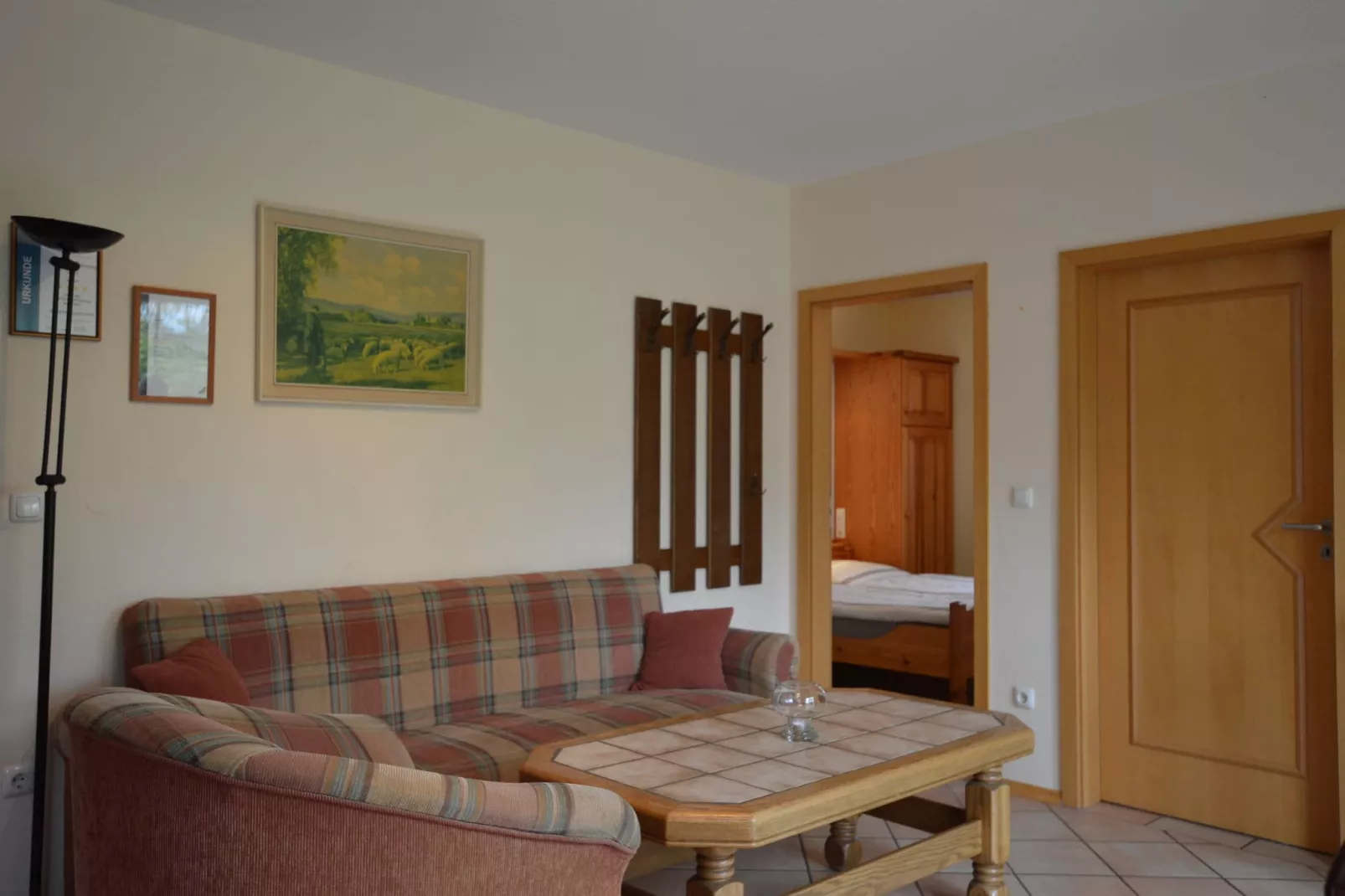 Ferienwohnung Grün - Woonkamer