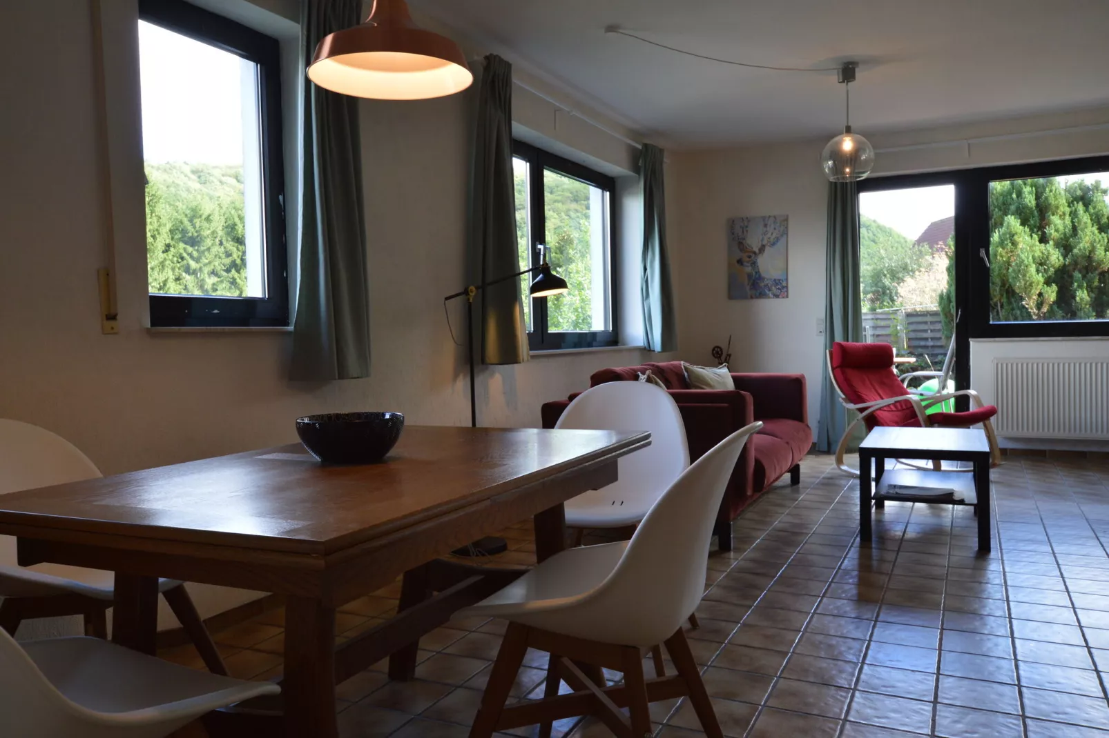 Ferienwohnung Waldblick-Eetkamer