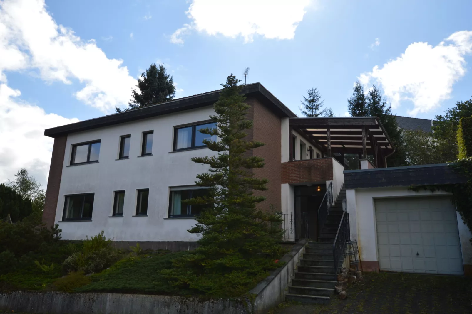 Ferienwohnung Waldblick-Buitenkant zomer