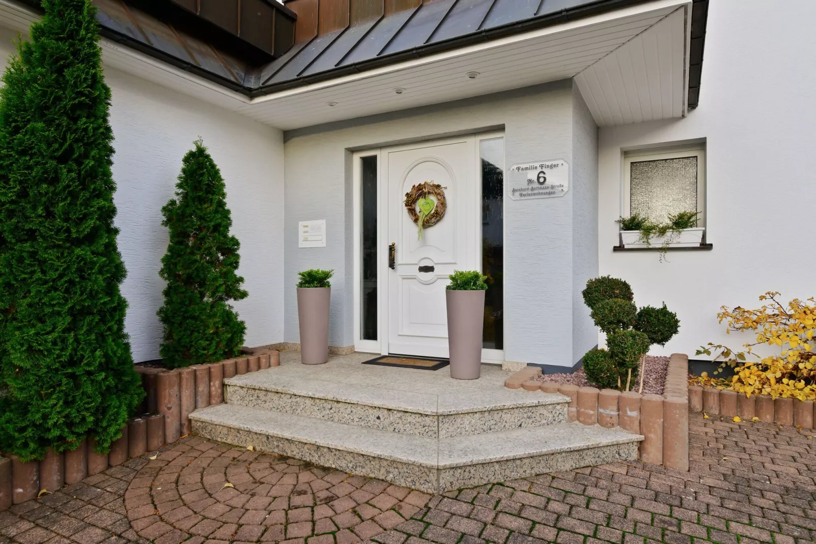 Haus Finger-Buitenkant zomer