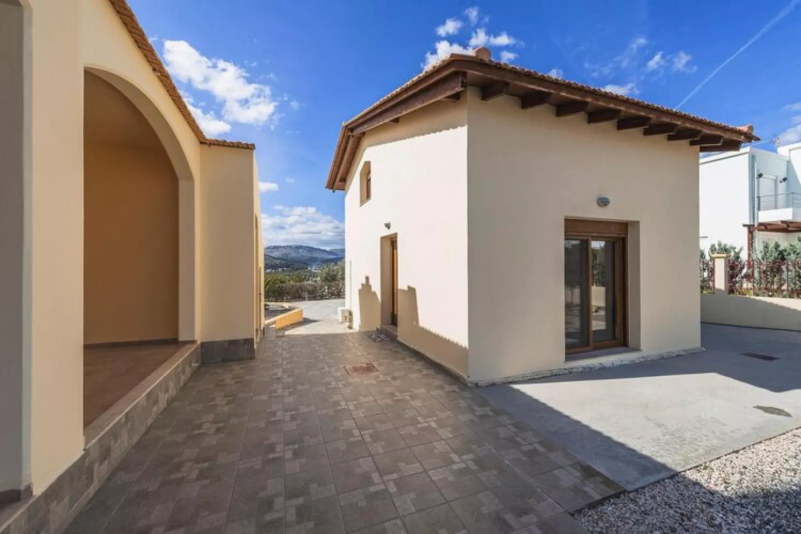 Vakantiehuis, Kolymbia-Buitenkant zomer