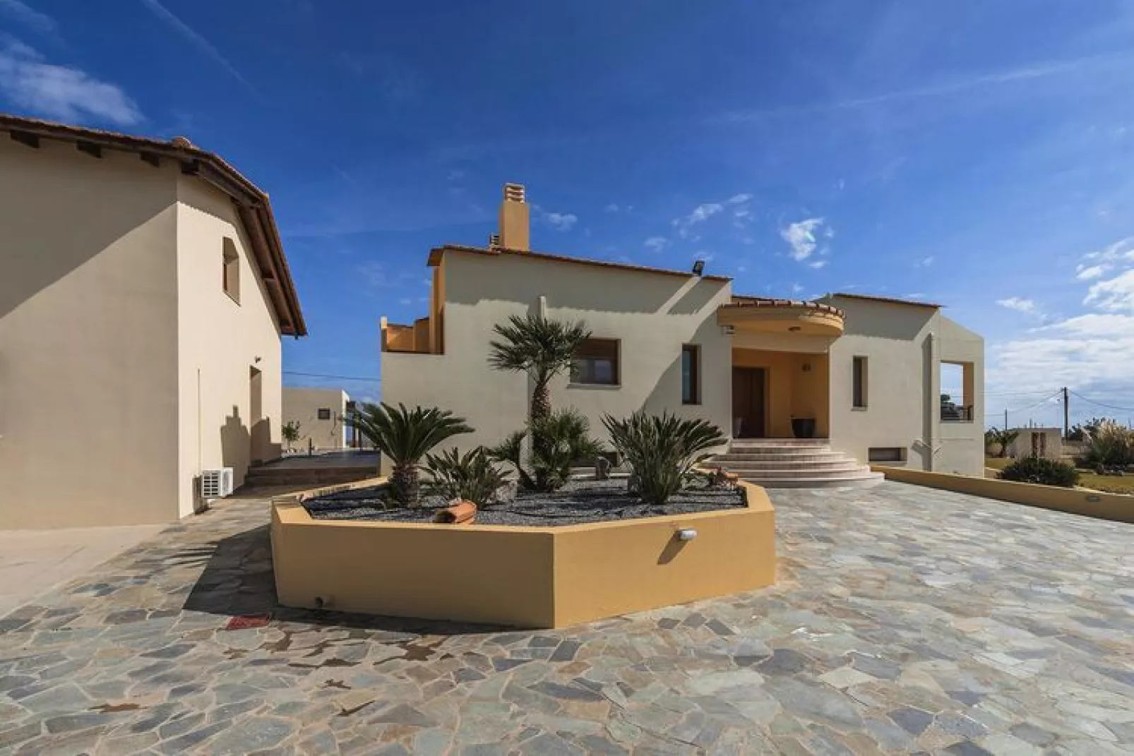 Vakantiehuis, Kolymbia-Buitenkant zomer