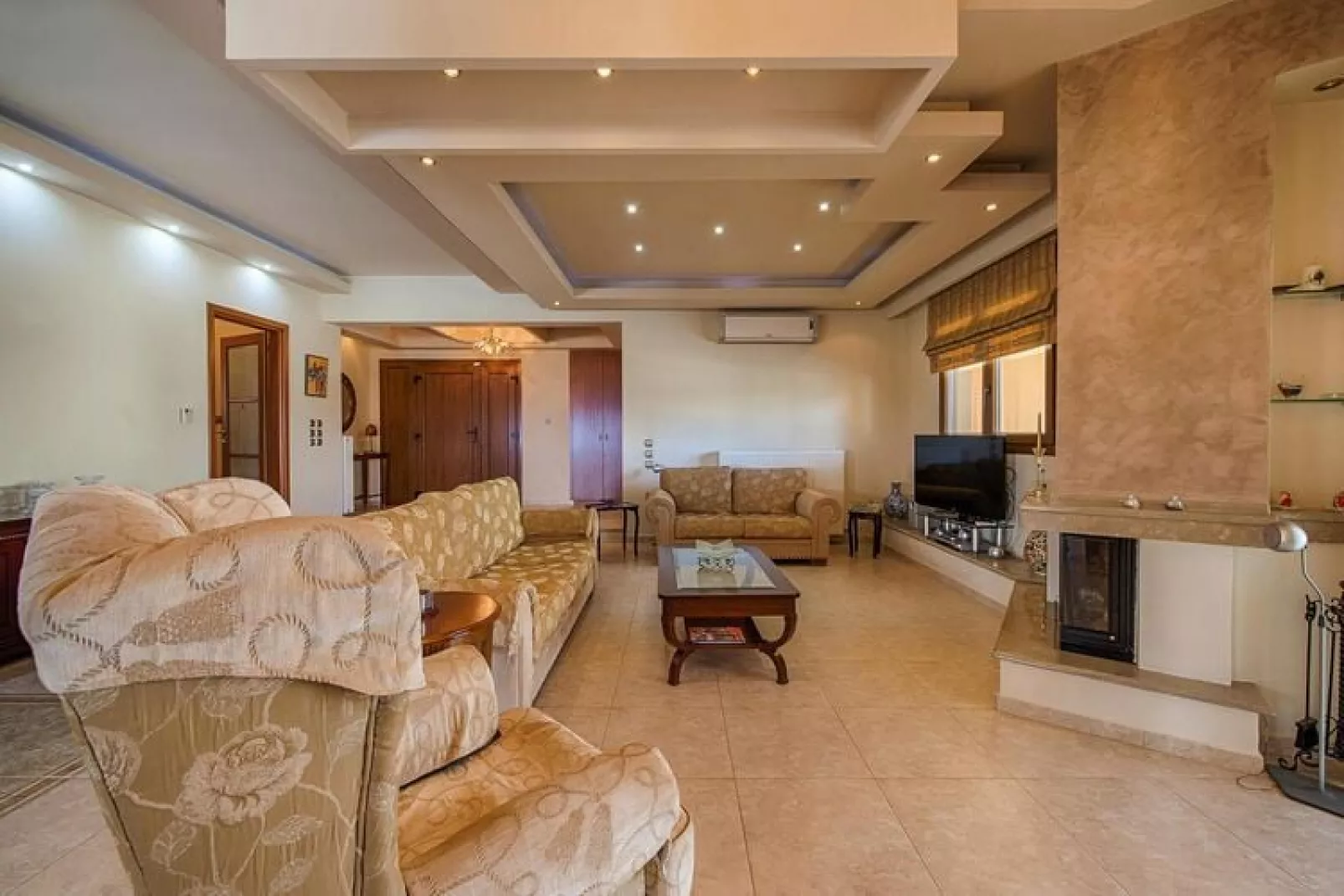Vakantiehuis, Kolymbia-Woonkamer