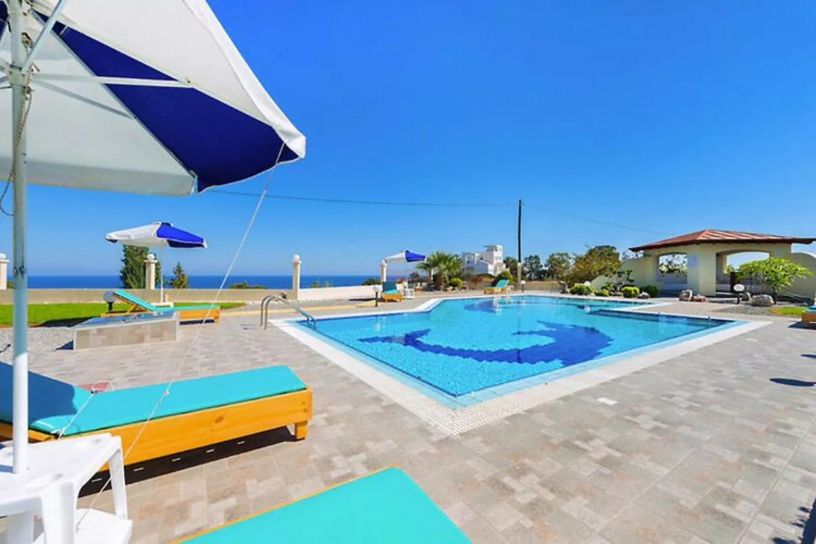 Vakantiehuis, Kolymbia-Zwembad