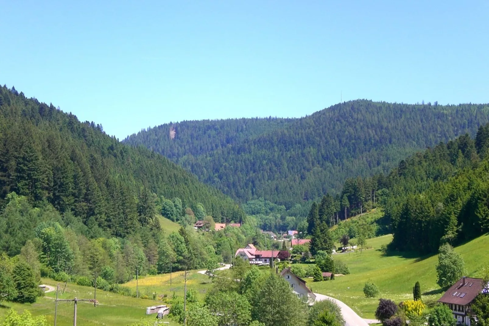 Haus Fischer-Gebieden zomer 1km
