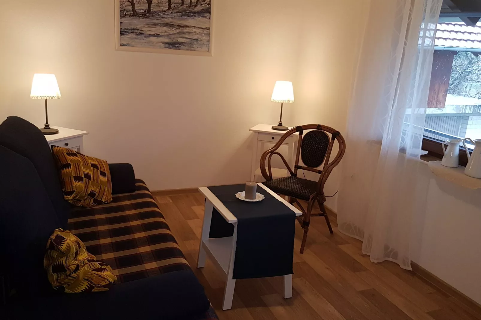 Ferienwohnung Franz-Woonkamer