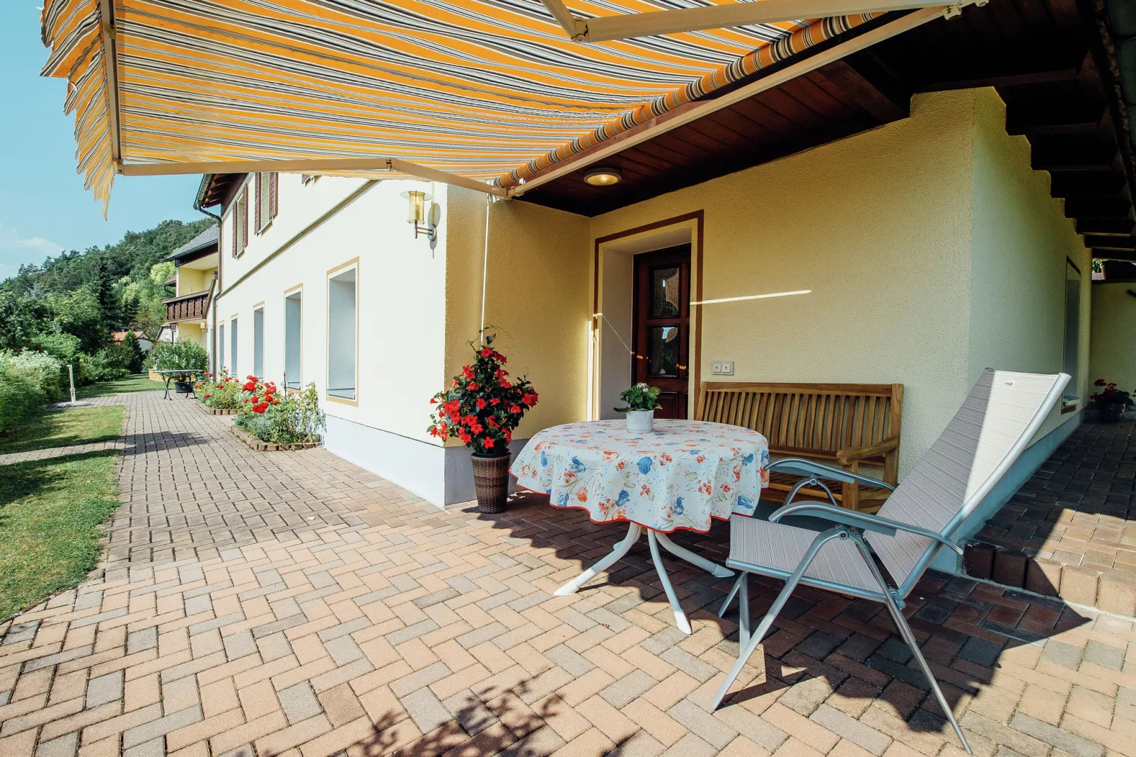 Fränkische Schweiz-Terrasbalkon