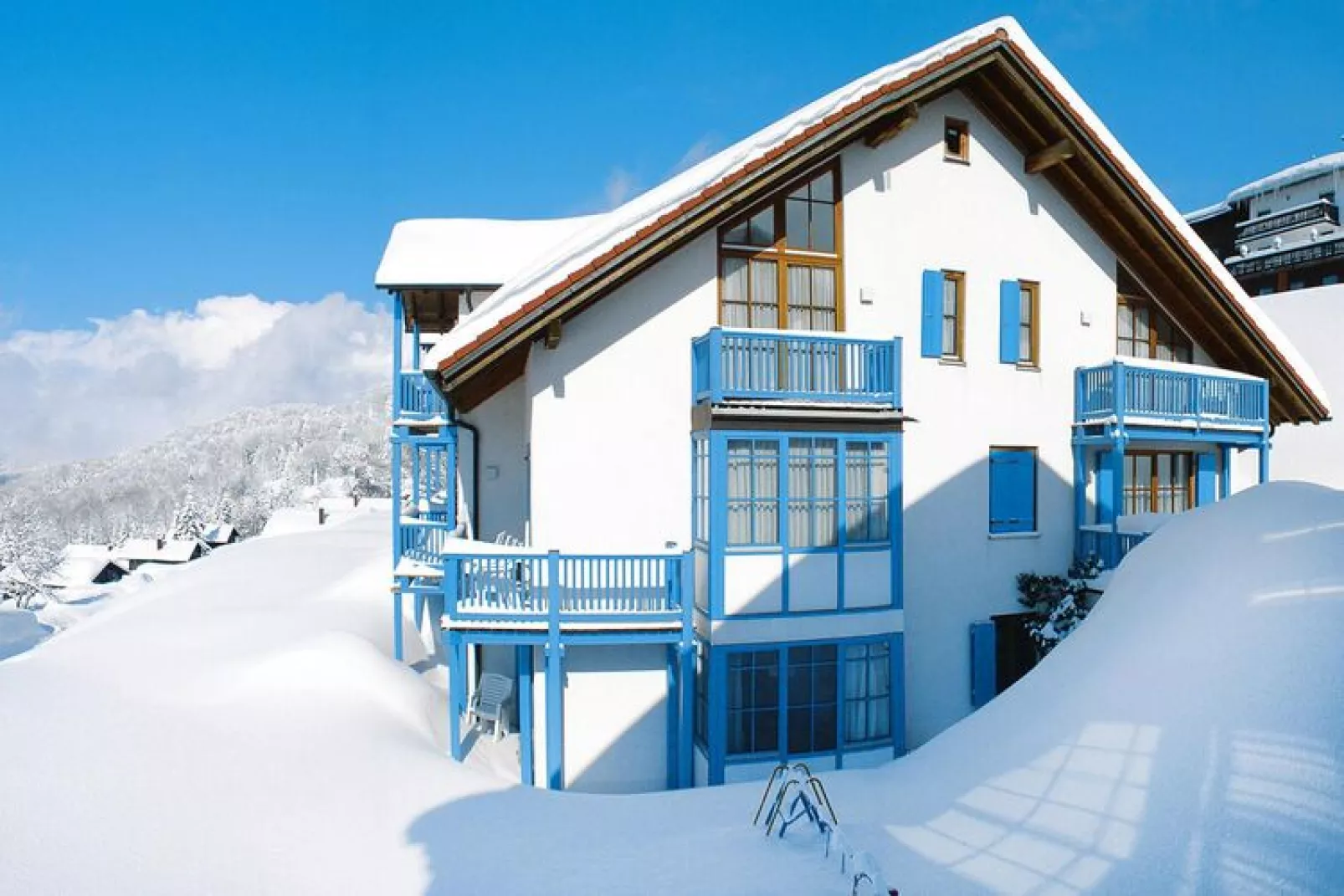 Apartments home Sonnenwald, Langfurth-1-Raum-App., 30-36 qm, Typ B-Exterieur winter