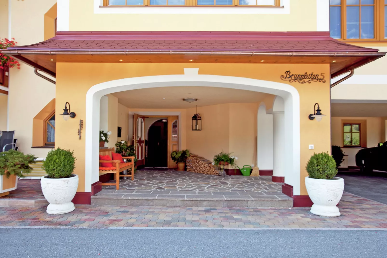 Appartement im Wellness-Aparthotel-Kleinarl-Hal-ontvangst