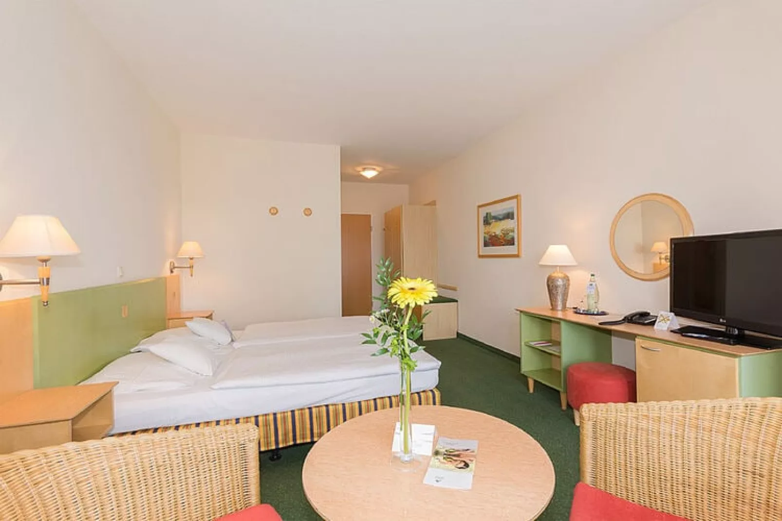 IFA Binz Ferienpark -2 Raum App 39 qm-Slaapkamer