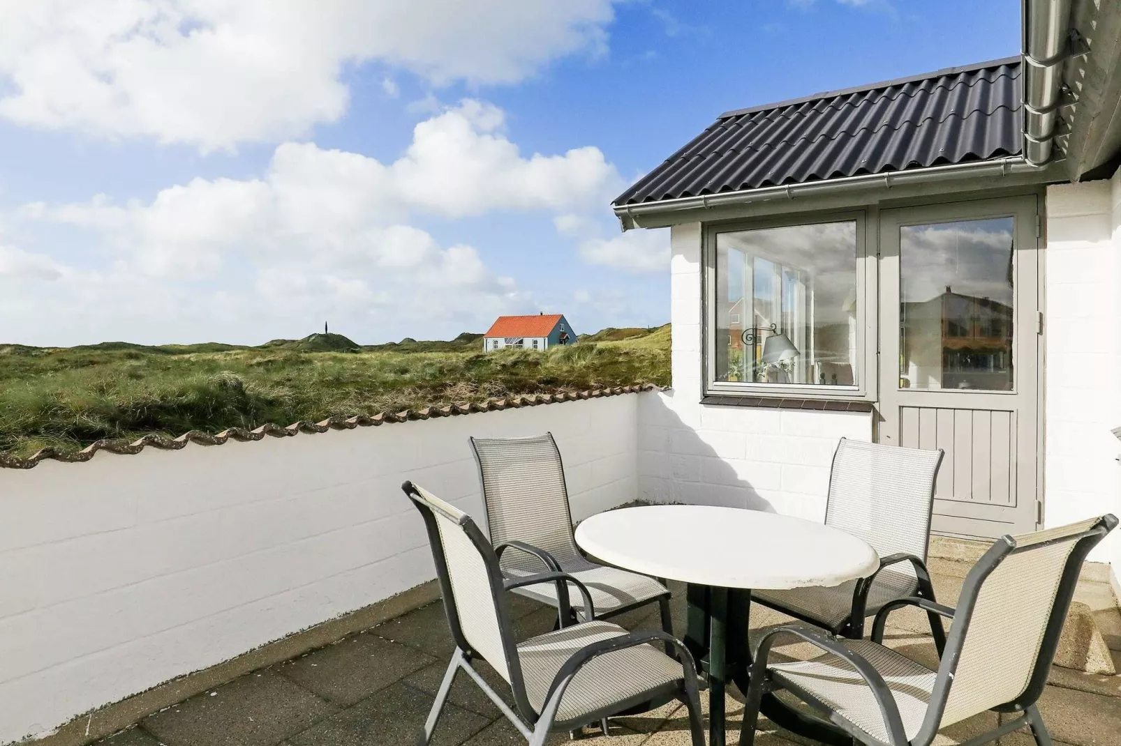 Heerlijke vakantiewoning in Thisted met terras-Buitenlucht