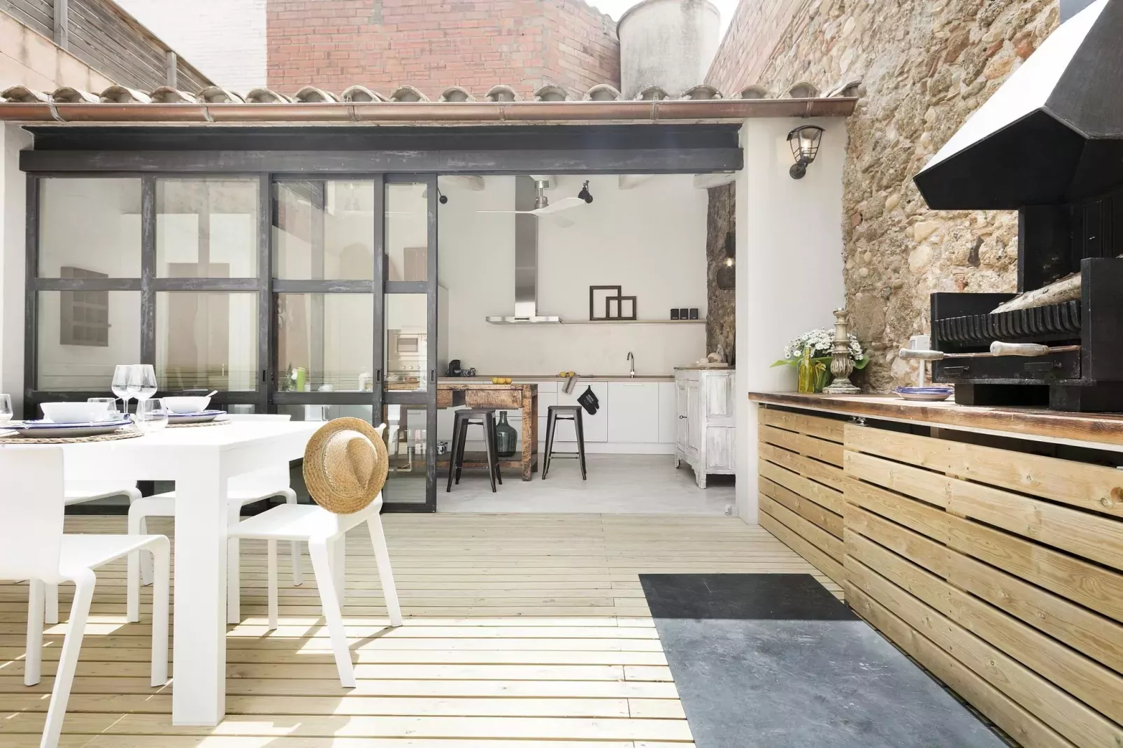 Pink House - Terrasbalkon