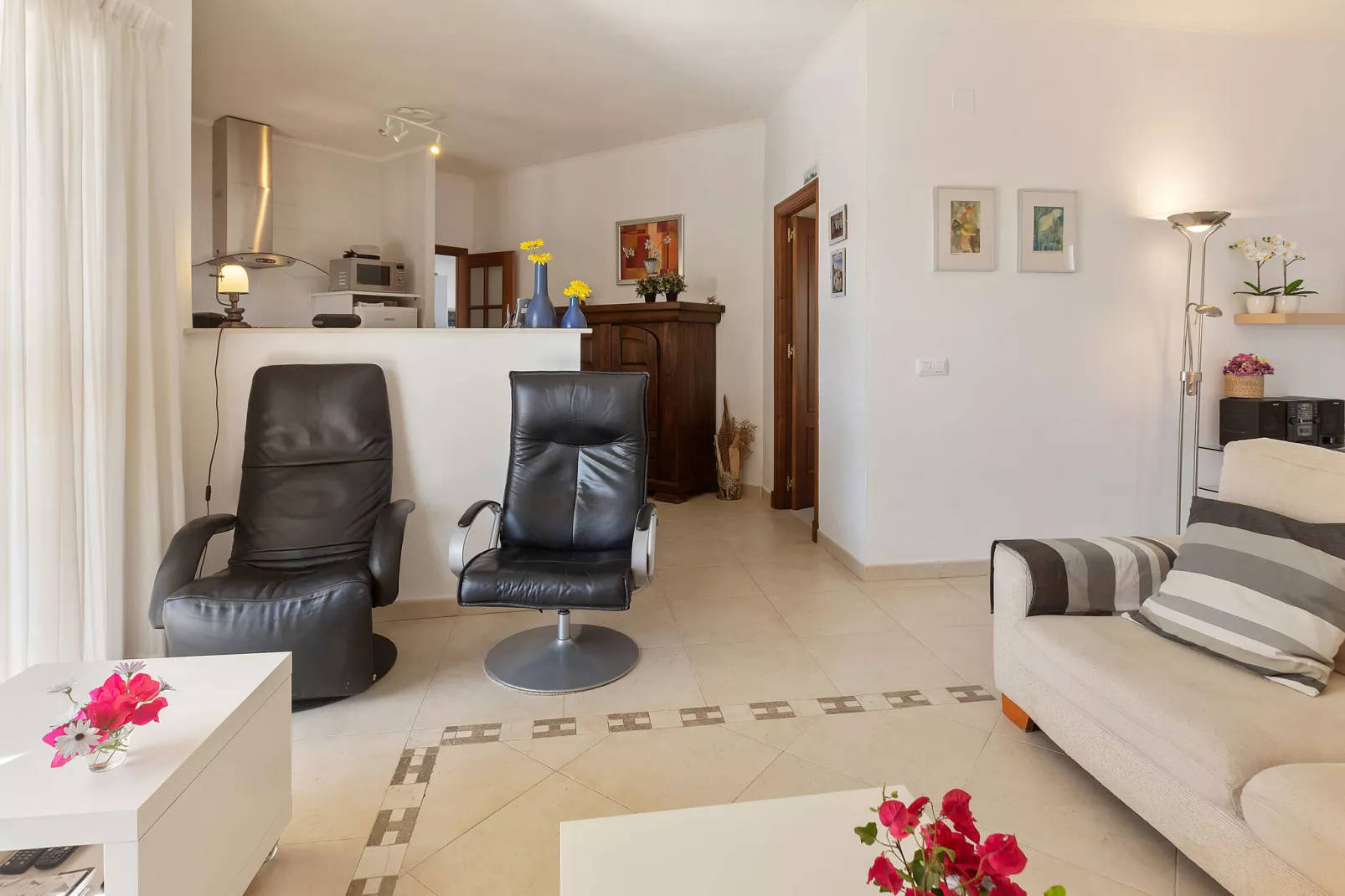 Villa Madre del Agua-Woonkamer