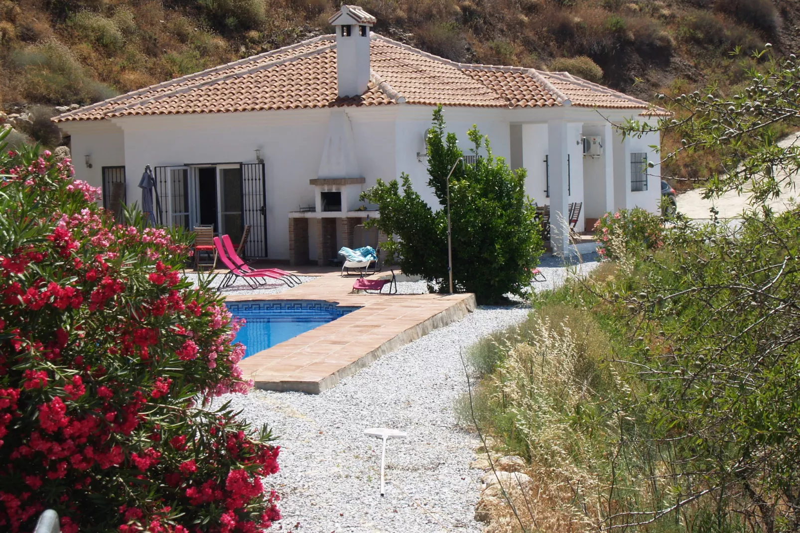 Villa Las Reinas-Buitenkant zomer