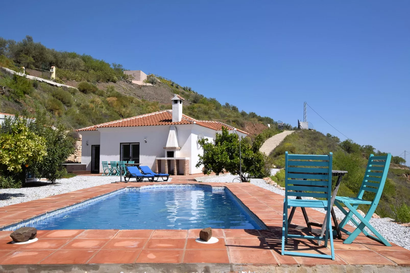 Villa Las Reinas-Buitenkant zomer