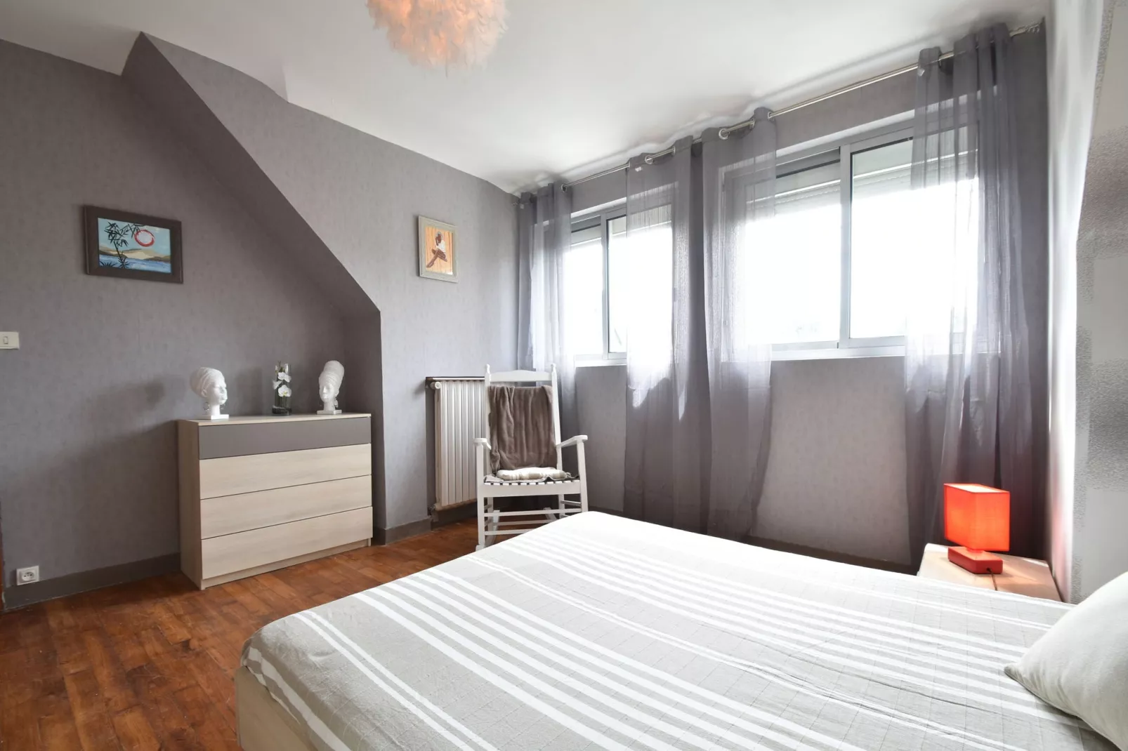 Maison à 1km de la plage-Slaapkamer