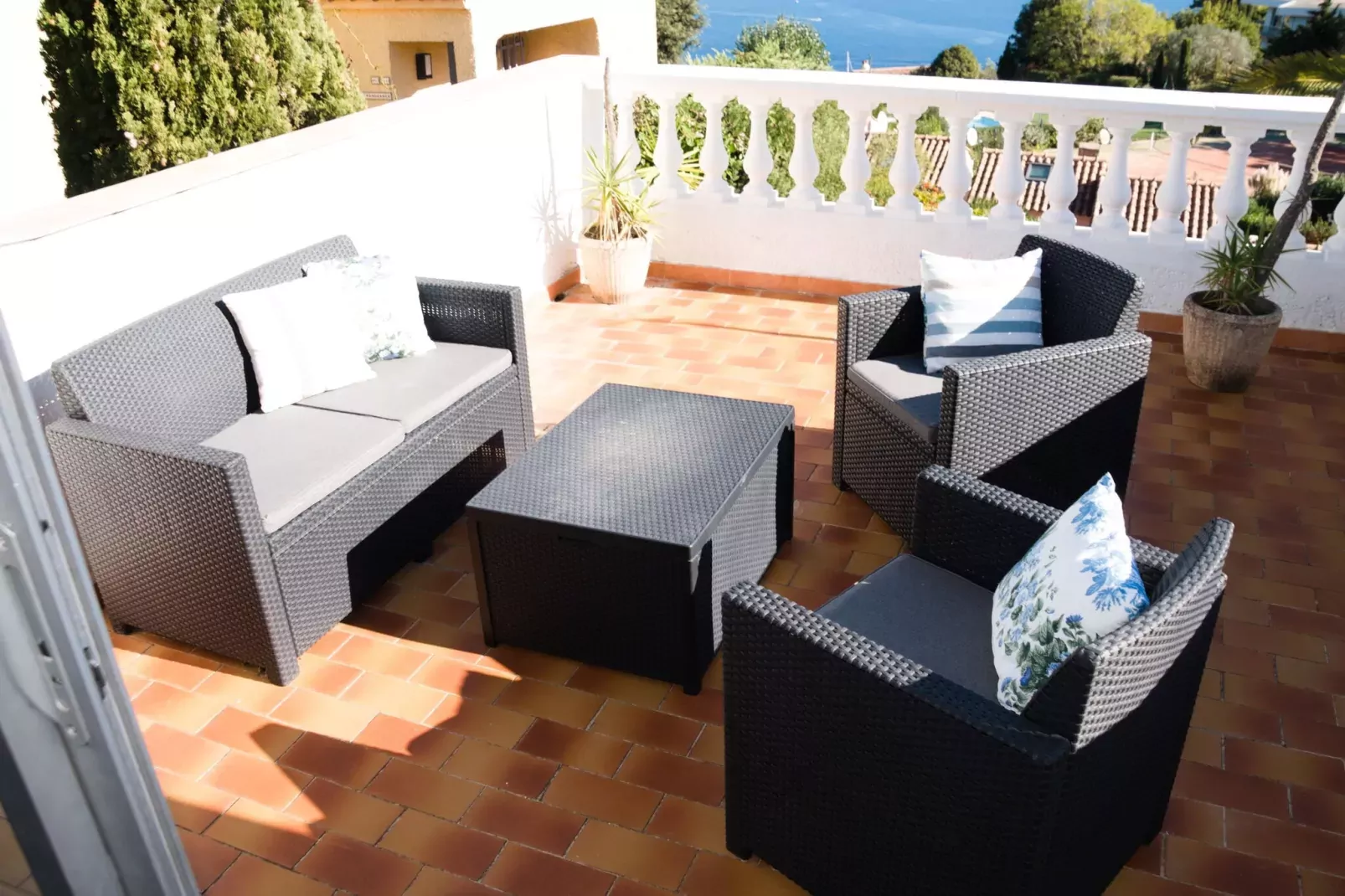 Villa Théoule-Terrasbalkon