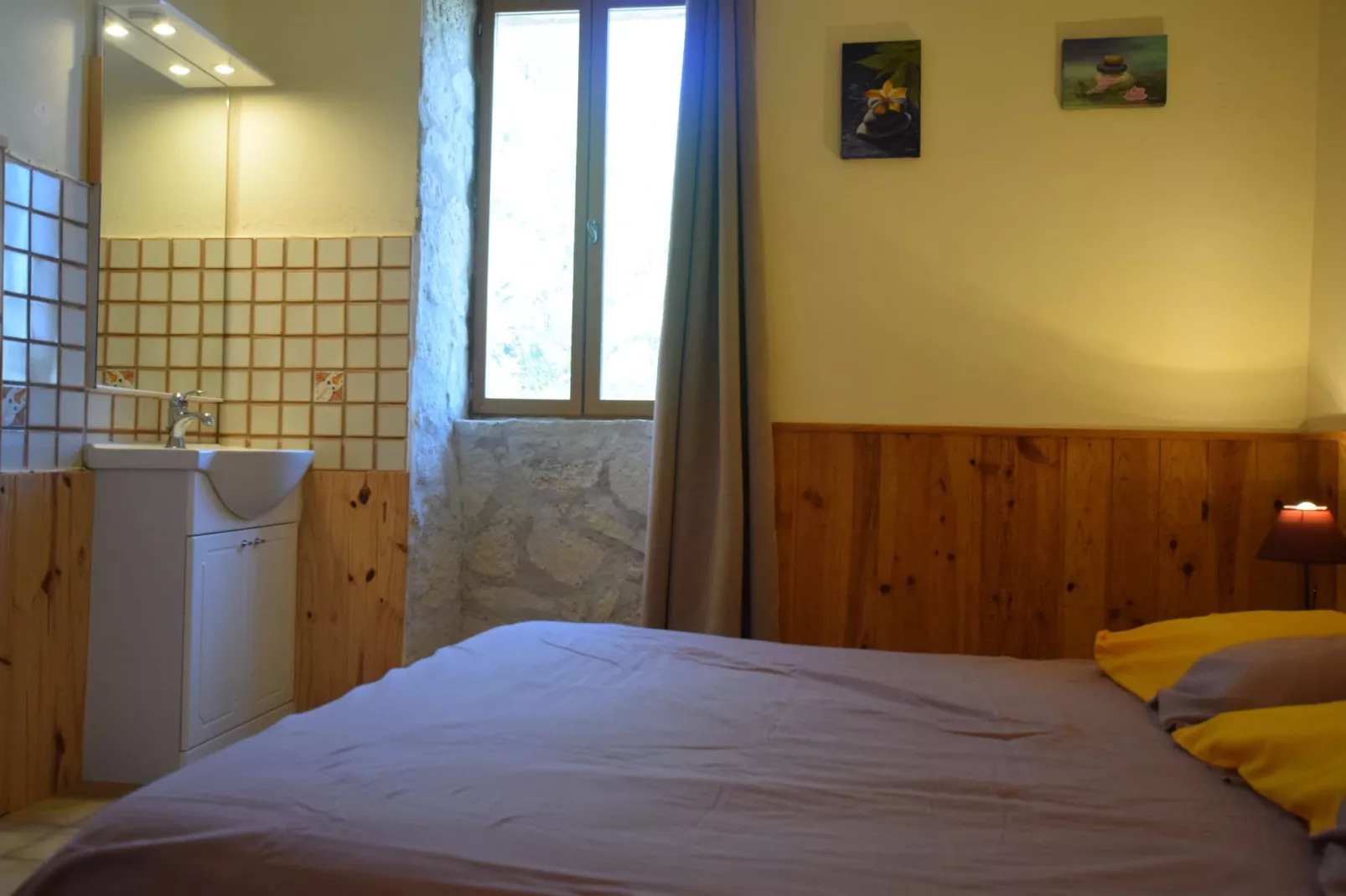 Gite avec mezzanine-Slaapkamer