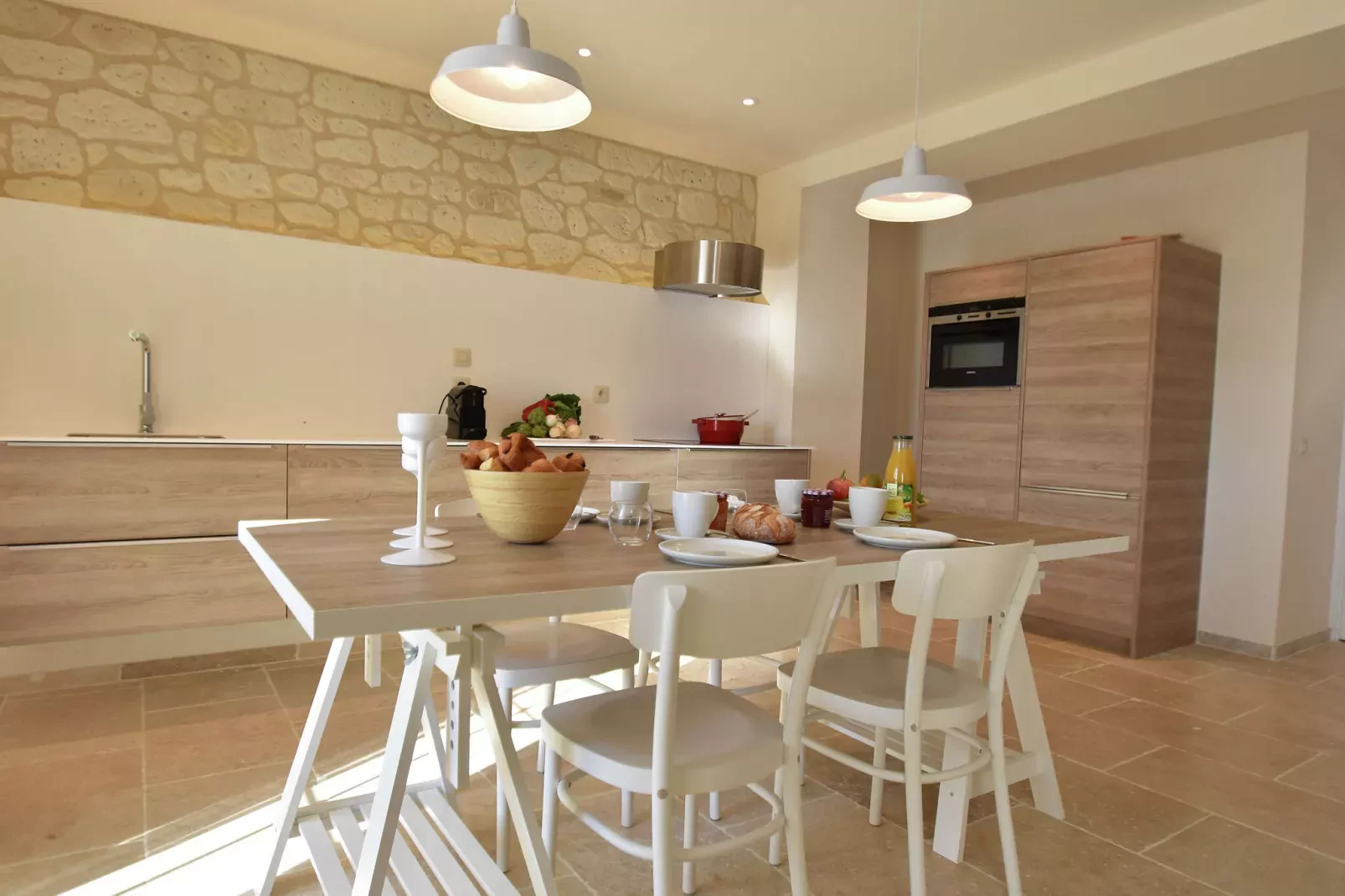 Gîte de luxe dans les vignes 3-Keuken
