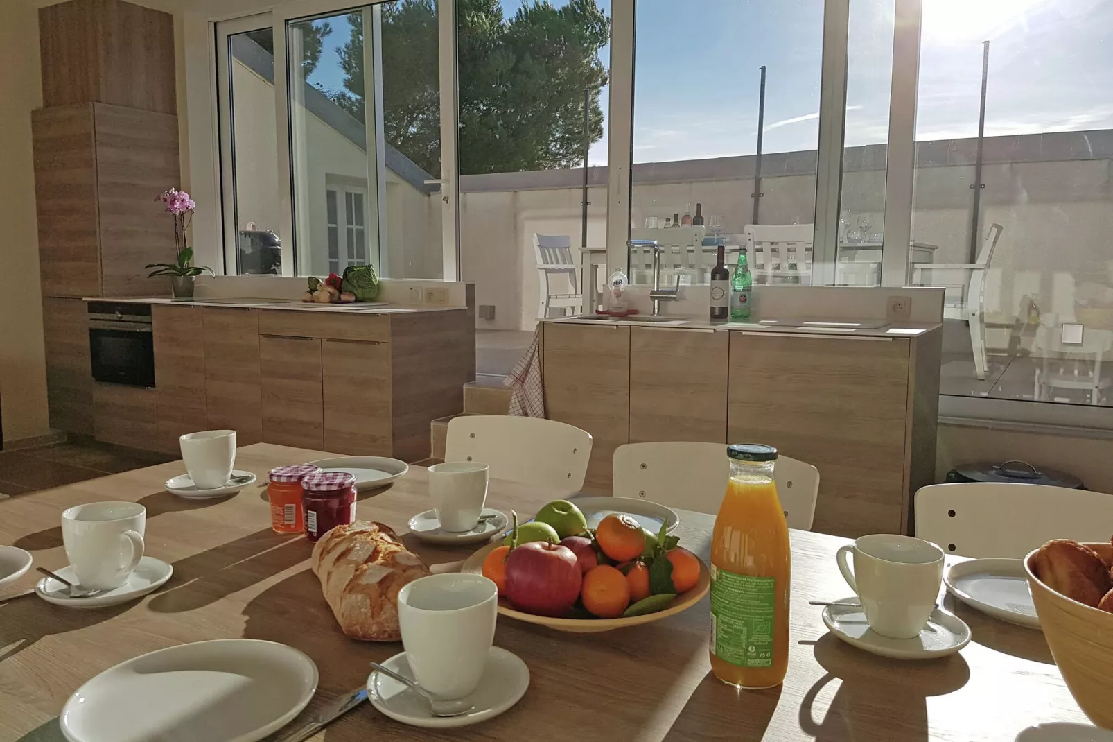 Gîte de luxe dans les vignes 5-Keuken