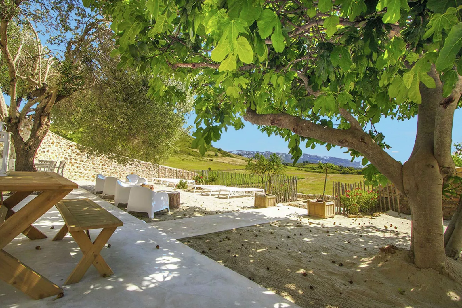 Gîte de luxe dans les vignes 5-Terrasbalkon