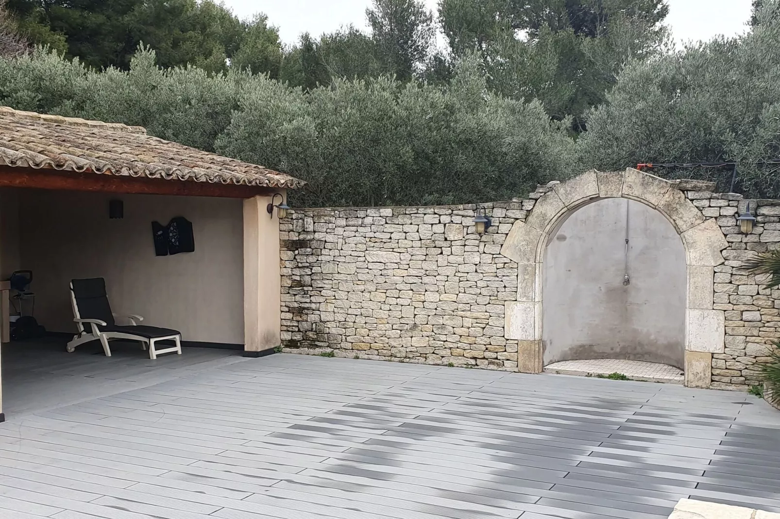 Mazet avec piscine à Orgon - Zwembad