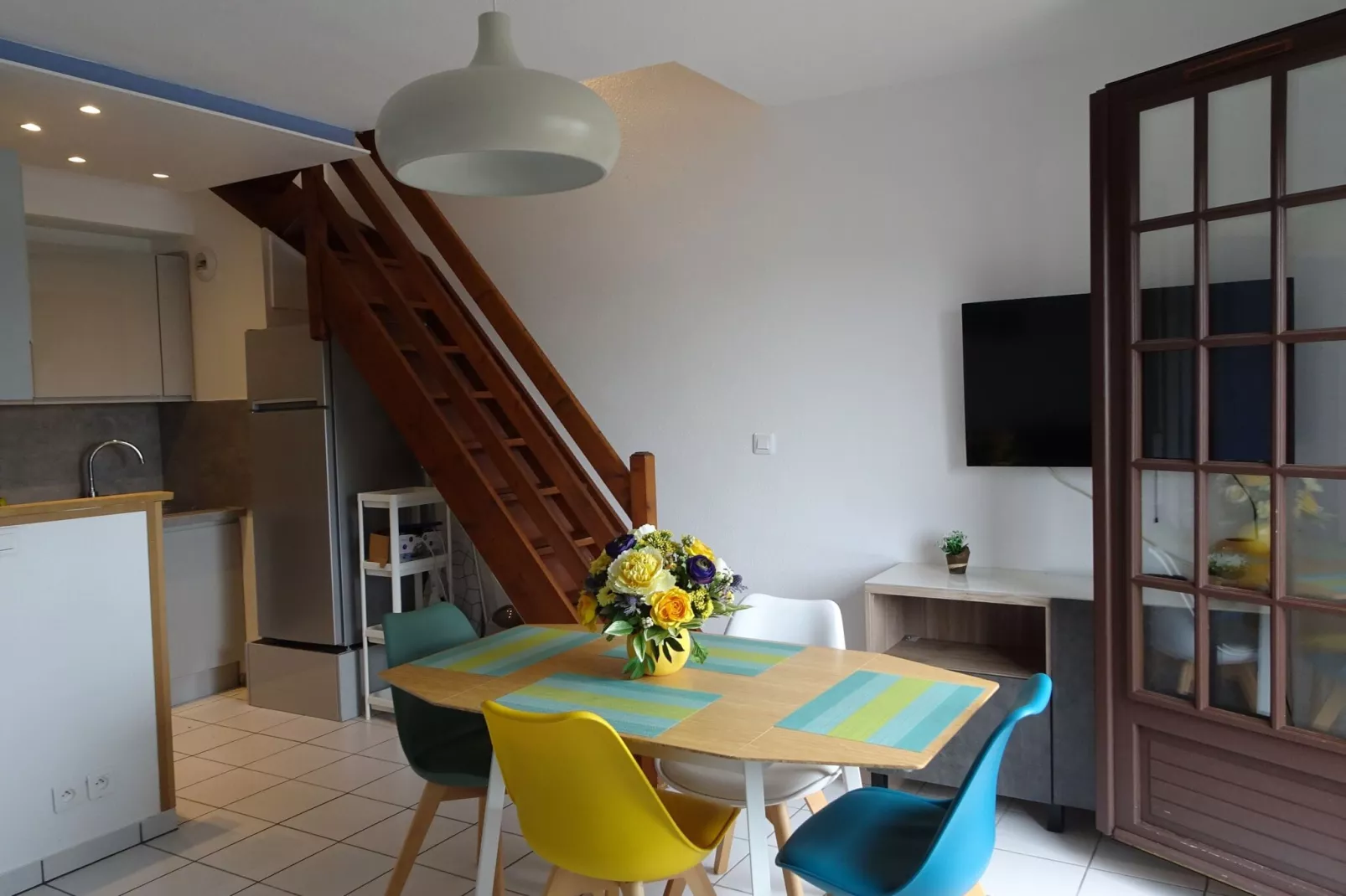 Holiday Flat Courseulles-sur-Mer-Woonkamer