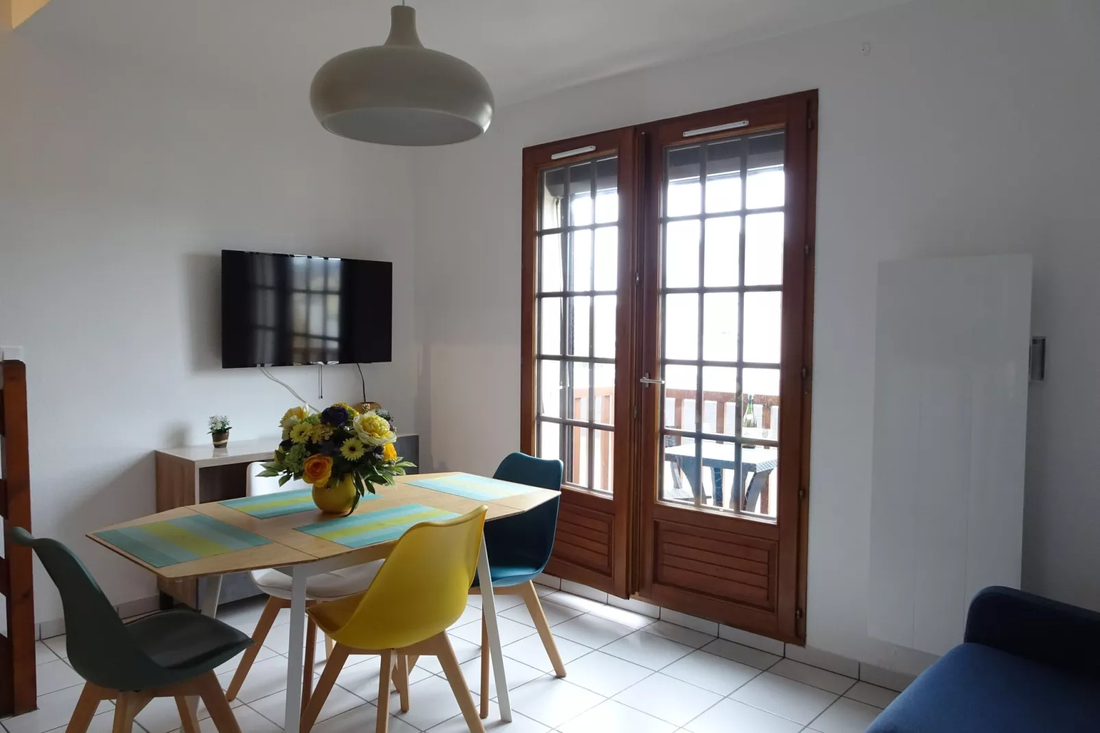 Holiday Flat Courseulles-sur-Mer-Woonkamer