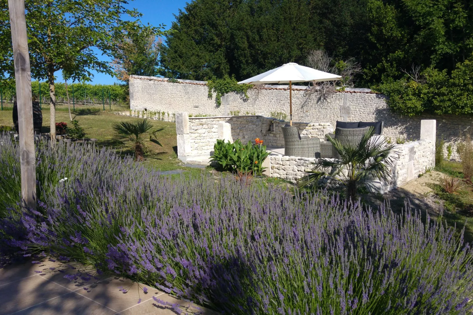Maison mitoyenne avec piscine-Terrasbalkon