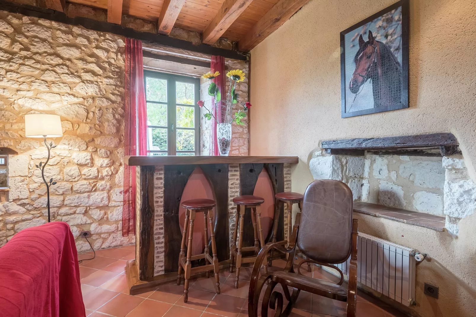 Maison de vacances Bouniagues-Woonkamer