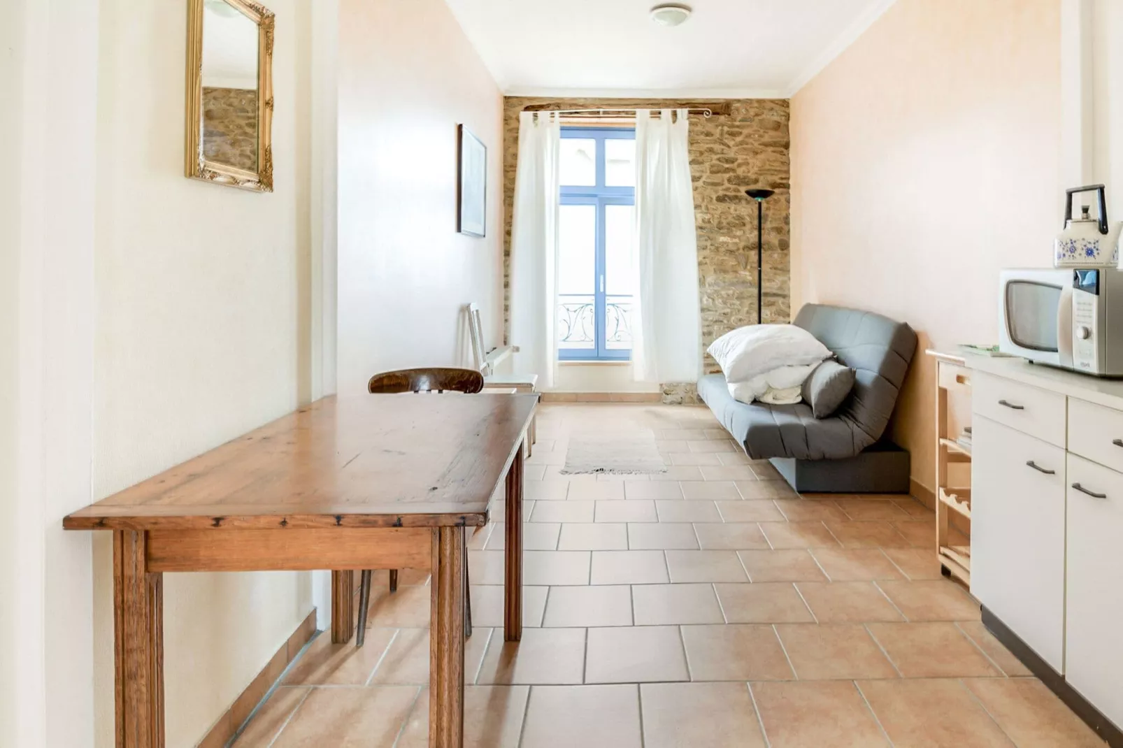 "Ancienne Gendarmerie" studio A-Woonkamer