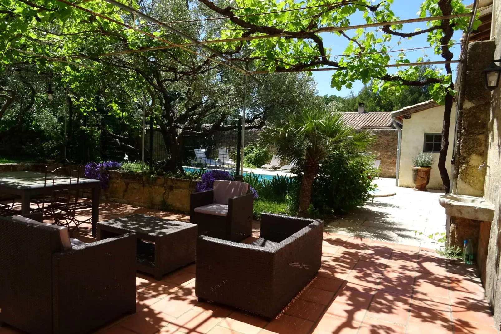 Maison de vacances - FOURNES-Terrasbalkon