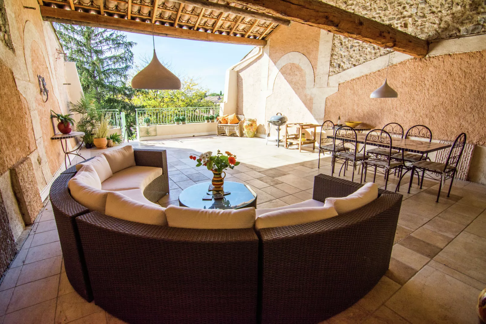Au coeur du Languedoc-Terrasbalkon