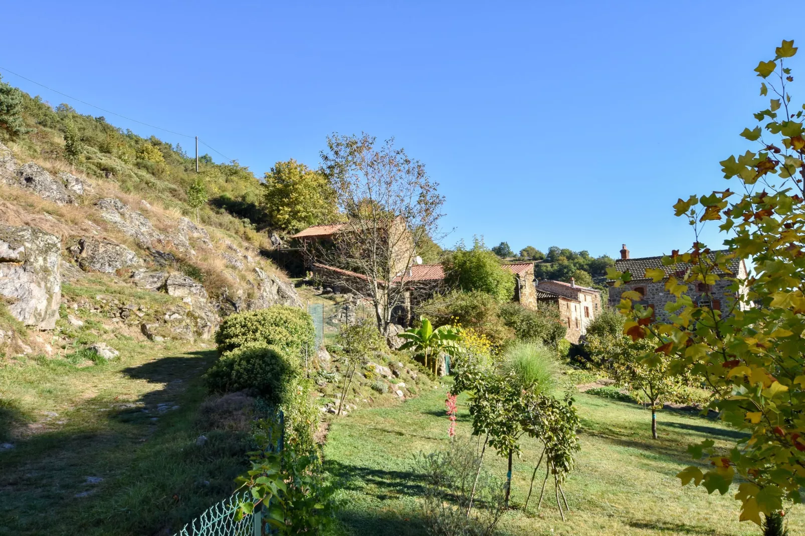 Gite du Pradal-Gebieden zomer 1km