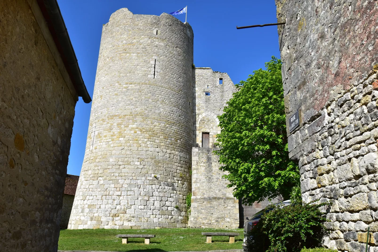 Les Remparts Fleuris-Gebieden zomer 1km