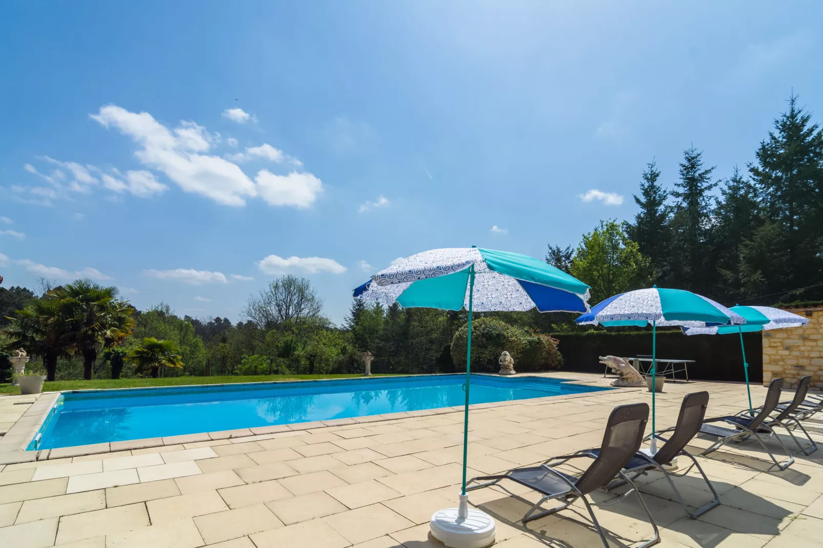 Maison de vacances Blanquefort Sur Briolance 12 pers-Zwembad