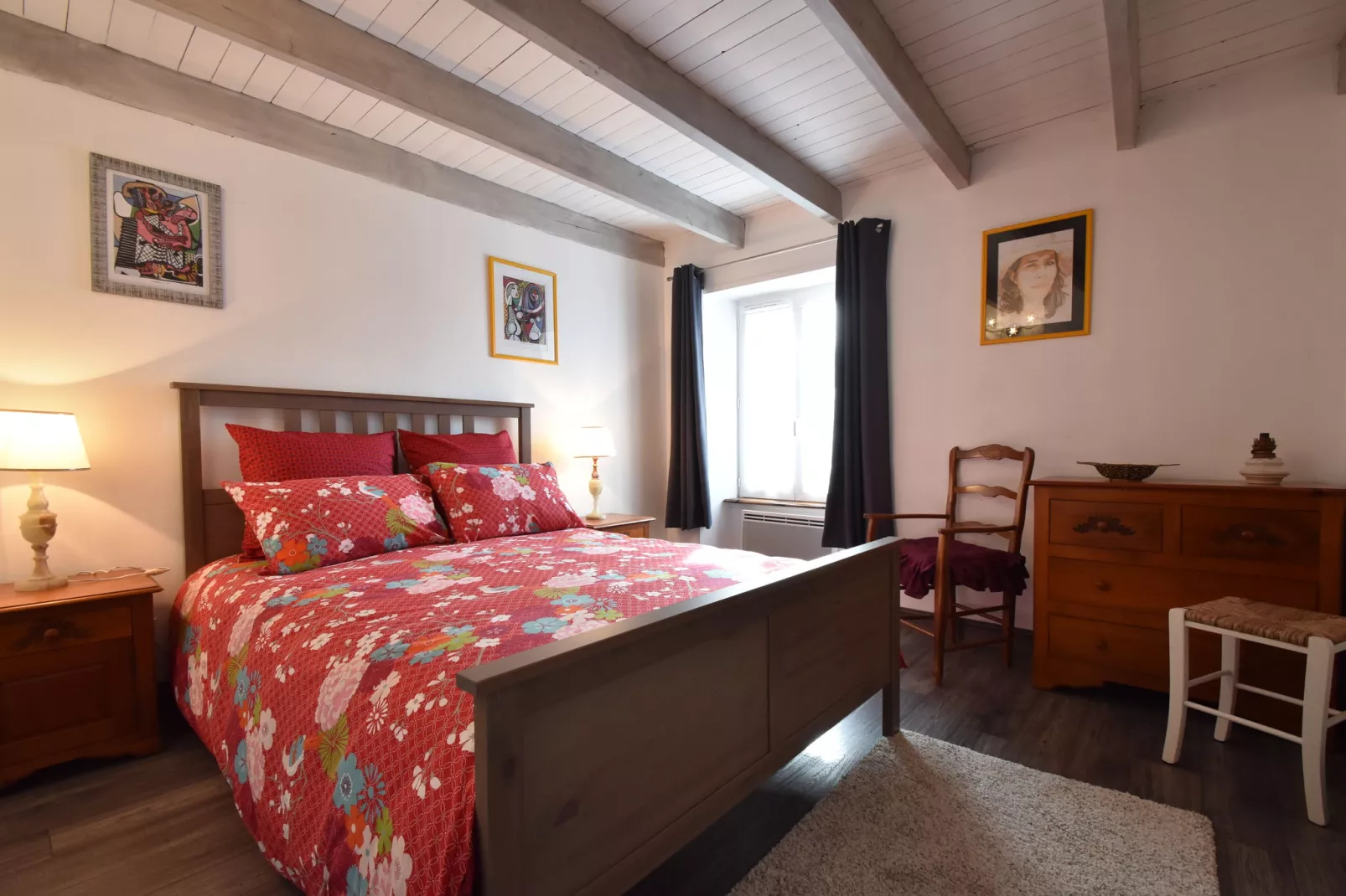 Maison de la Cosnadière-Slaapkamer