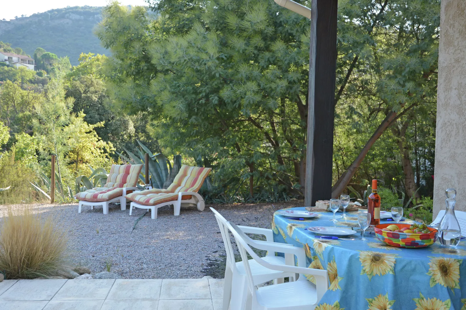 La maison Mer et Thermes-Terrasbalkon