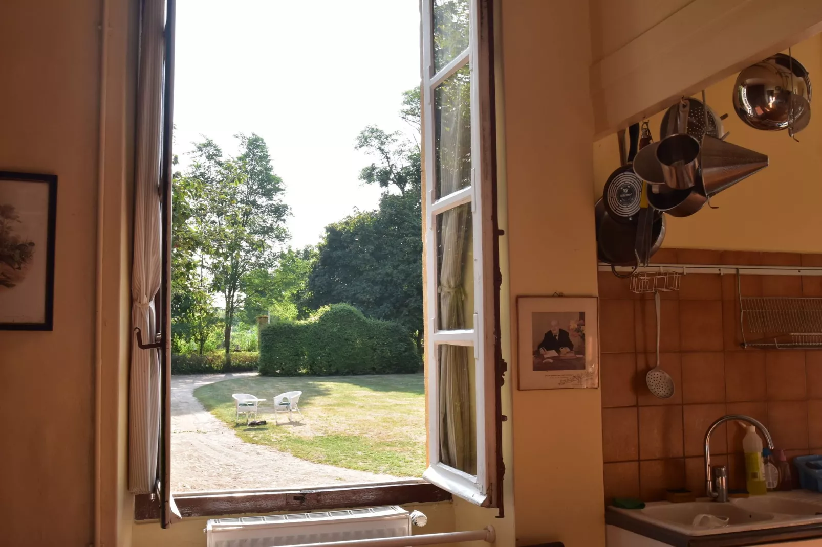 Château des Lambeys-Uitzicht zomer