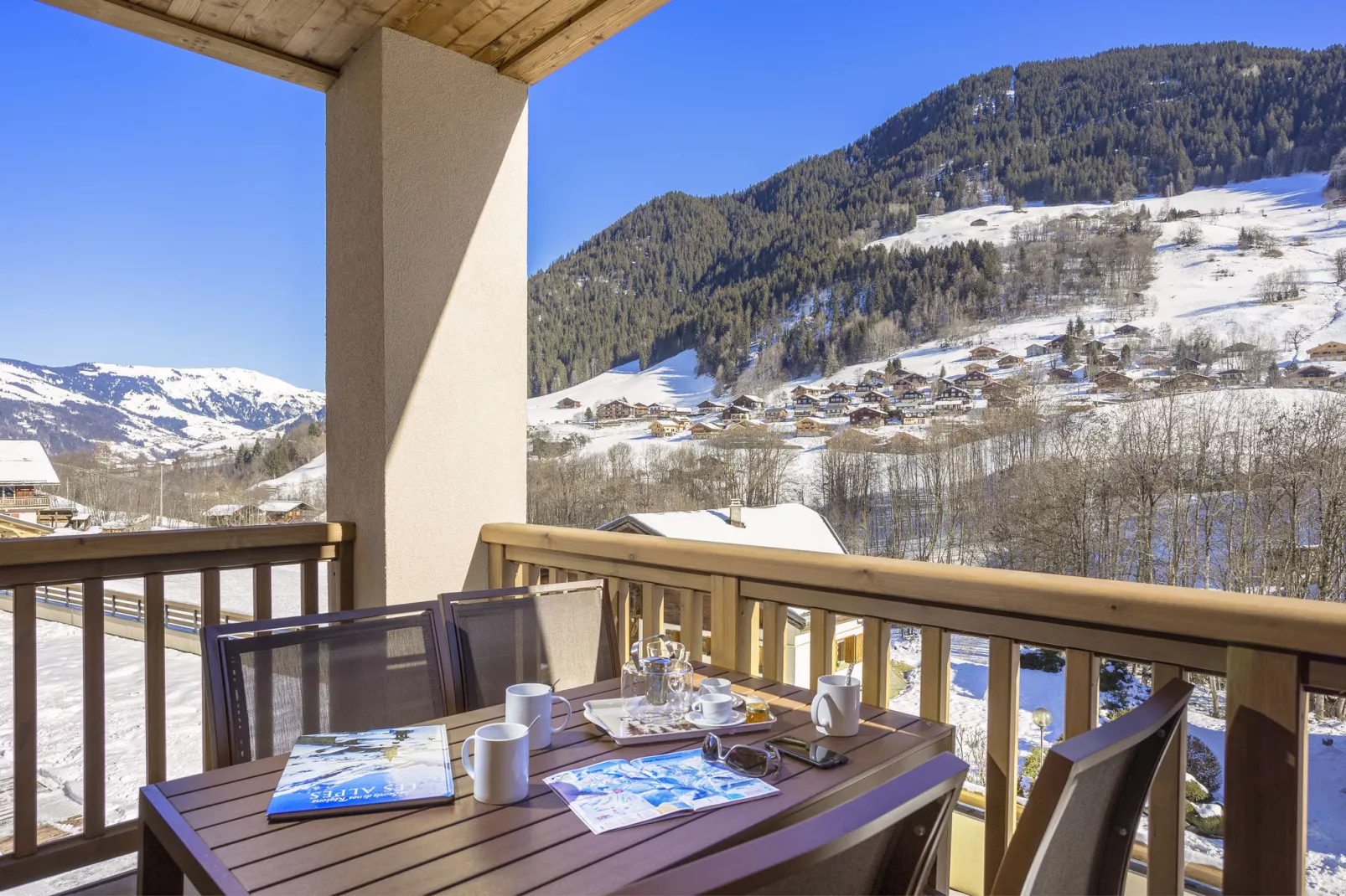 Résidence La Clé des Cimes 2-S63-Terrasbalkon