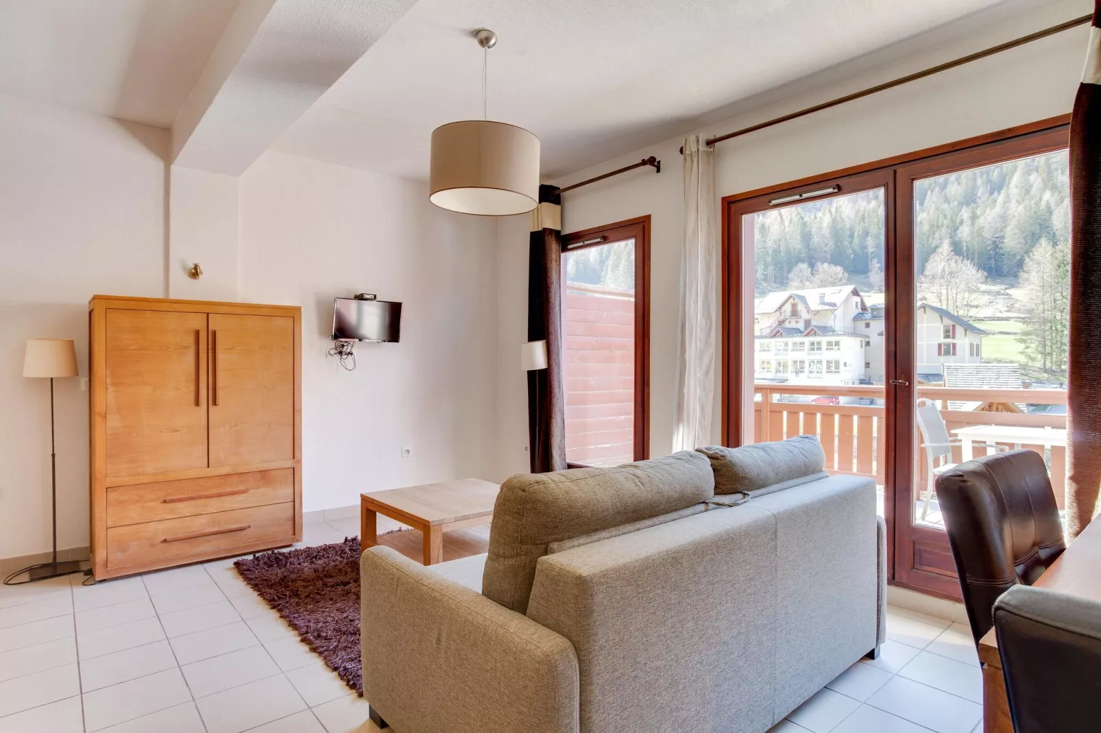 Resort les Portes du Mont Blanc 2-Woonkamer