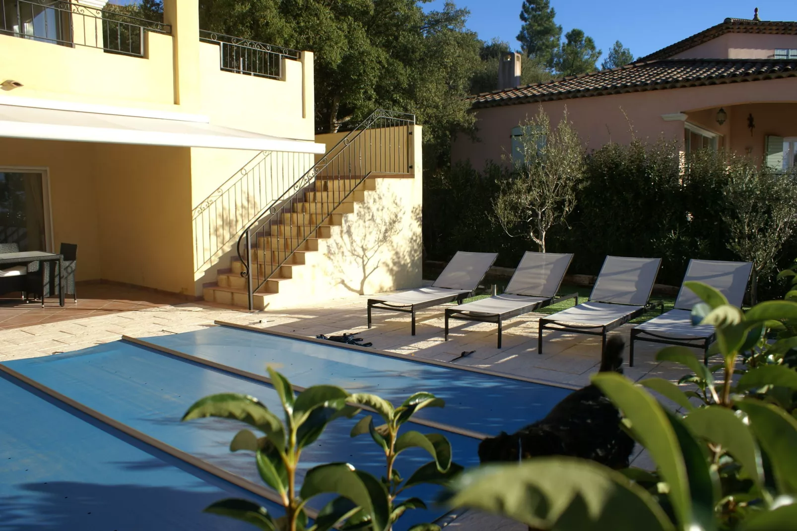 Villa la Parure-Tuin winter