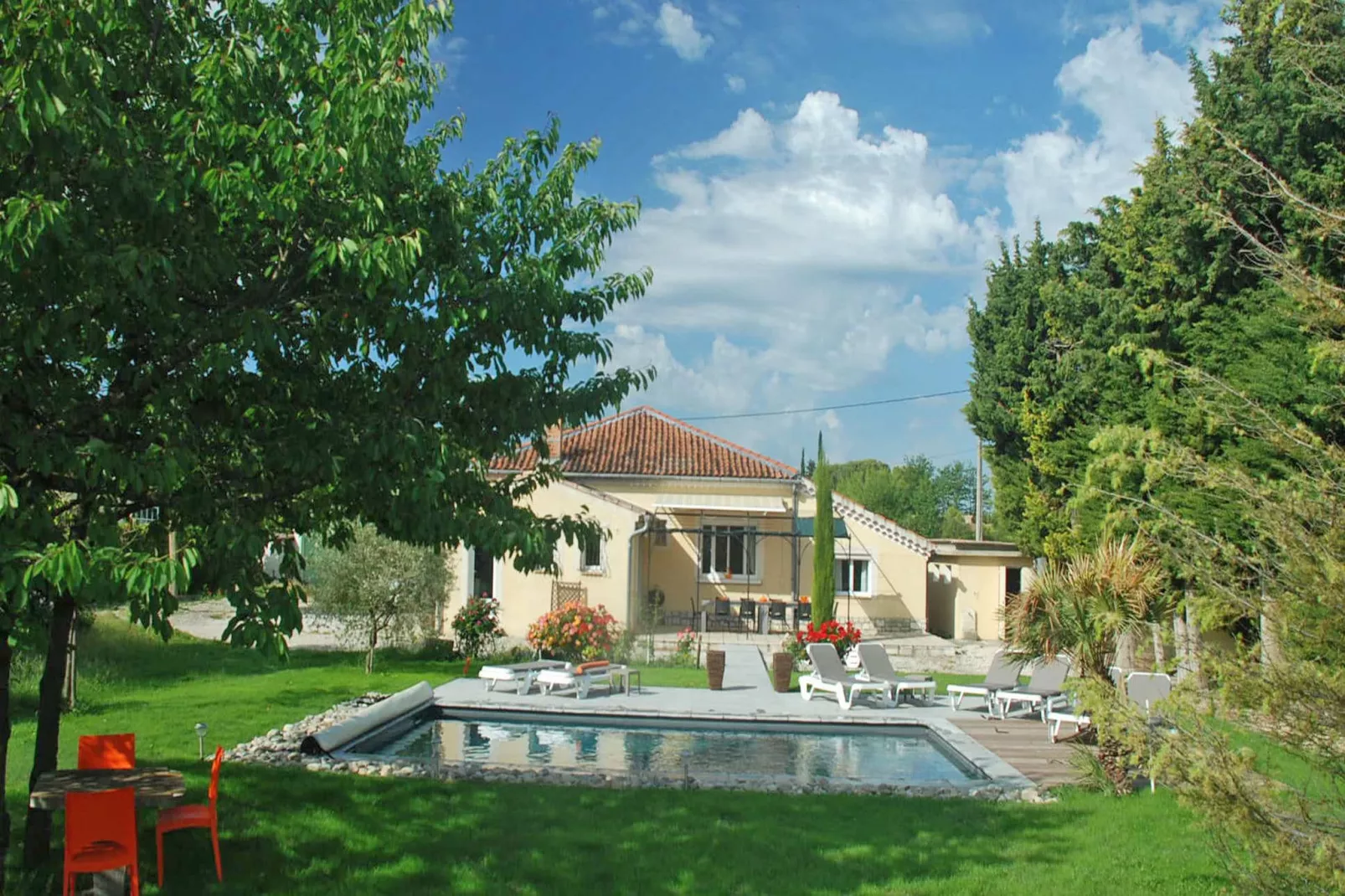 Entre Luberon et Avignon-Tuinen zomer