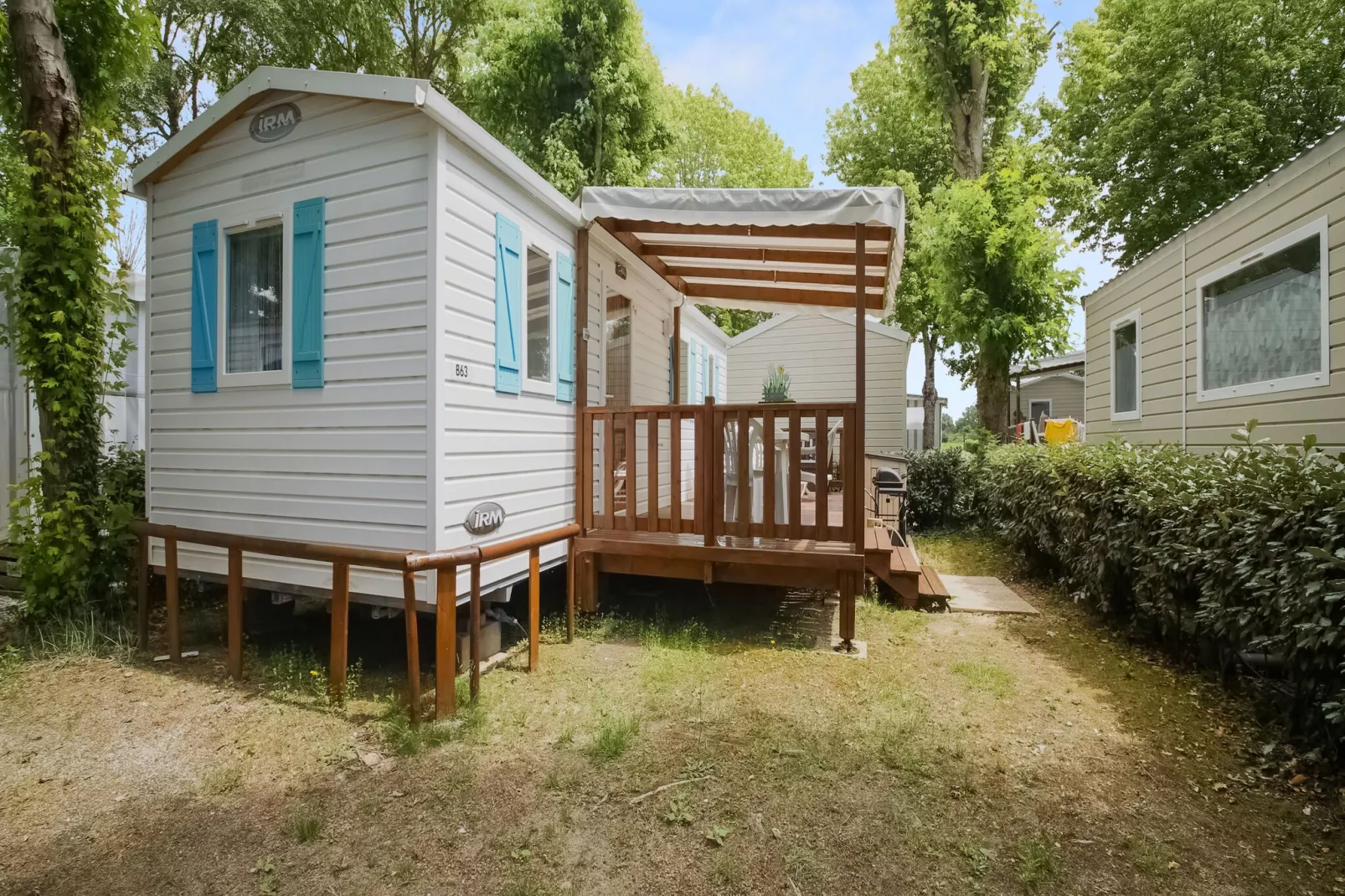 Mobil home 6pax   clim-Buitenkant zomer