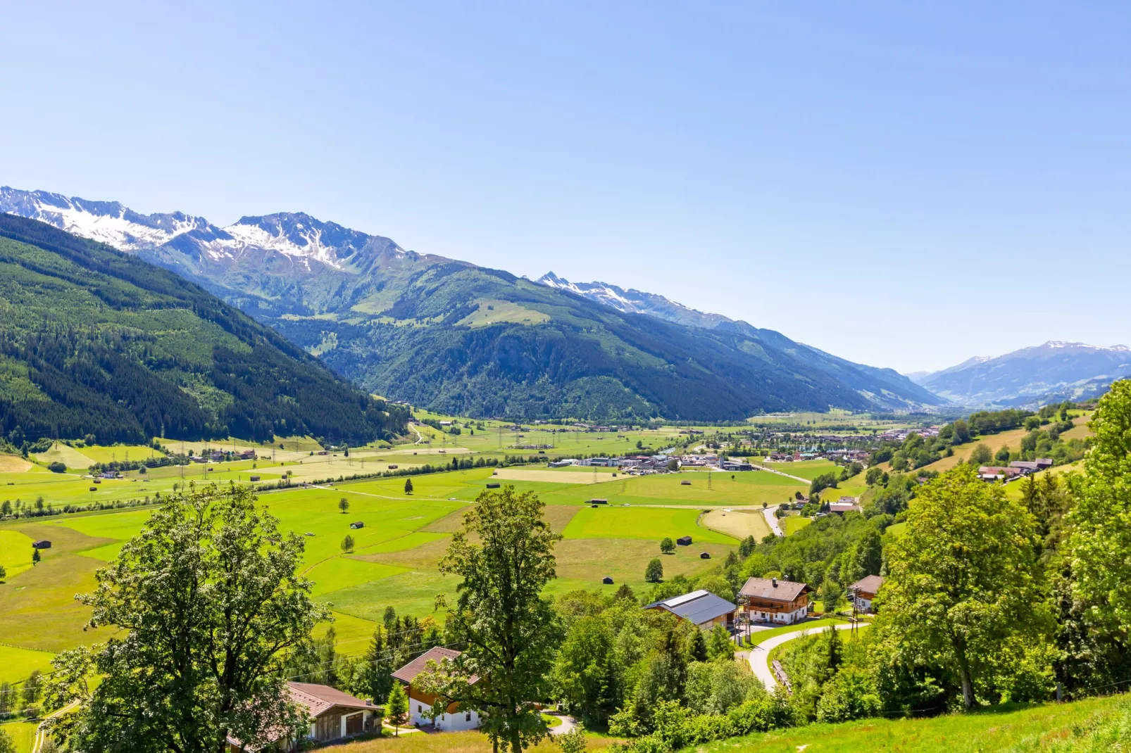 Grünbichel Hof-Gebieden zomer 5km