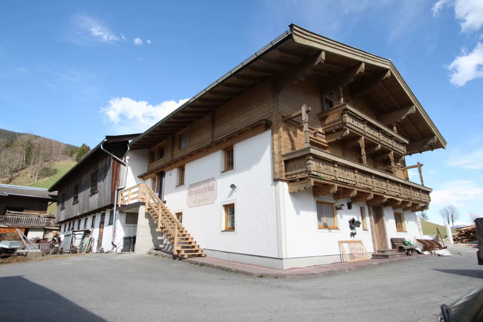 Grünbichel Hof-Buitenkant zomer