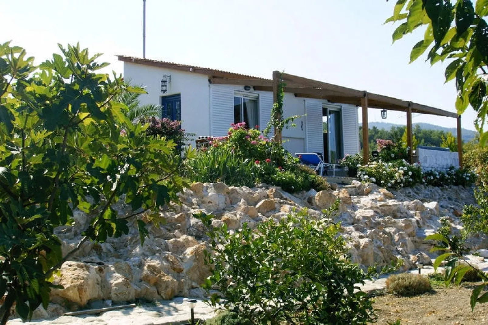 House Kritinia Rhodos-Buitenkant zomer